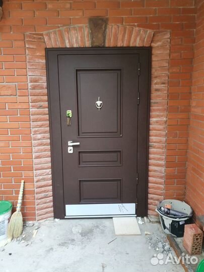 Дверь входная с терморазрывом, установка двери