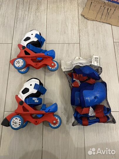 Ролики раздвижные oxelo 26-28 размер