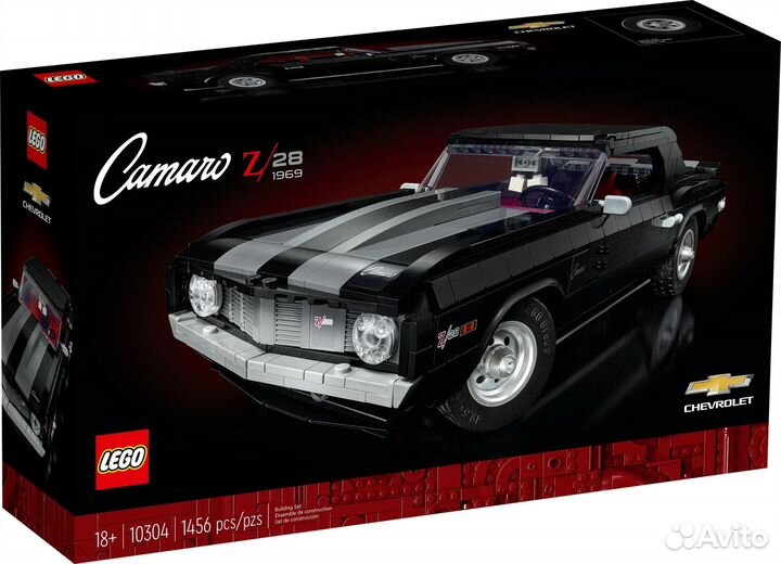 Новый Lego 10304 Chevrolet Camaro Z/28 1969