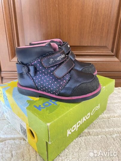 Ботинки демисезонные для девочки 22 размер