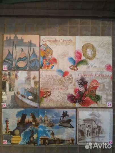 Салфетки для декупажа, ручная работа