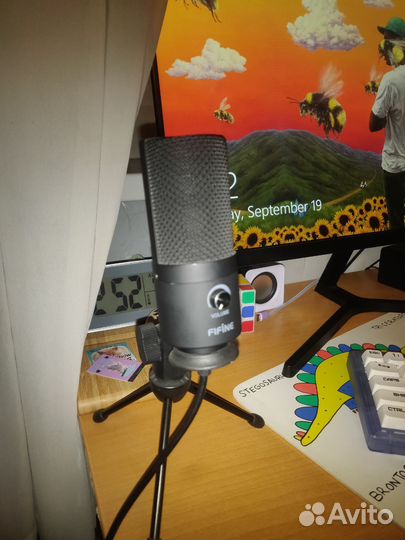 Микрофон fifine k669b настольный
