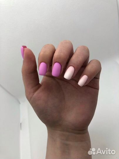 Маникюр, гель лак, наращивание