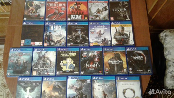 Игры на PS4.Торга нет,обмена нет,звонить на ватсап