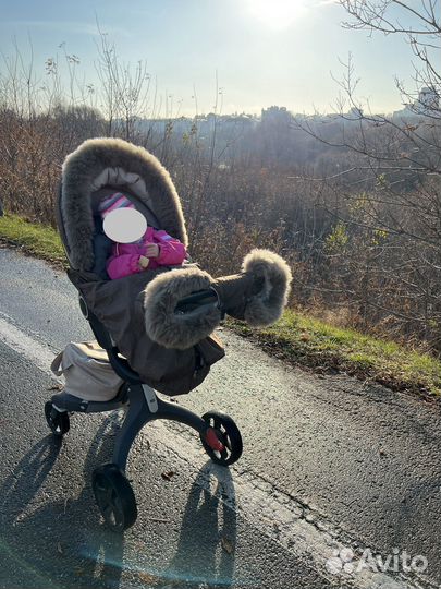 Коляска Stokke xplory v5 2 в 1 + зимний кит