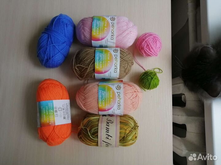 Пряжа самая разная