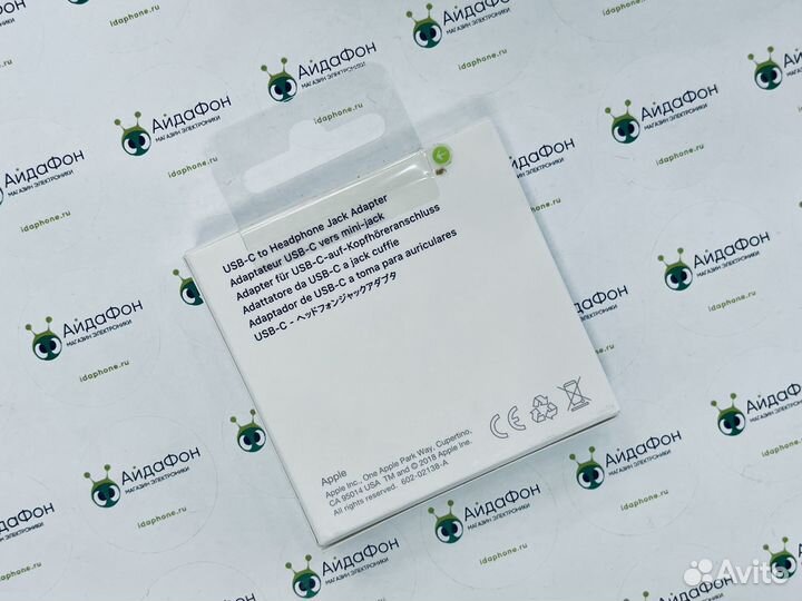 Переходник iPhone Type-C на AUX 3.5mm оригинал