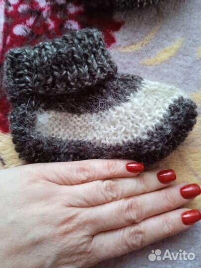 Пуховые носки детские