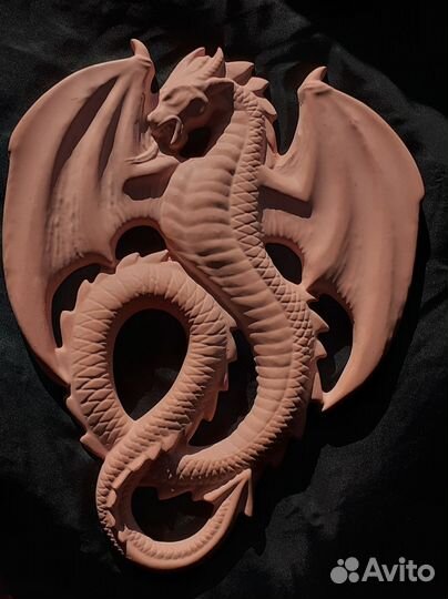 Гипсовые изделия, пано, дракон под покраску