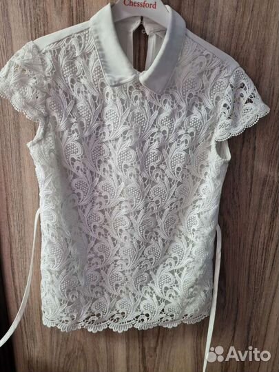 Блузка для девочки школьная 146