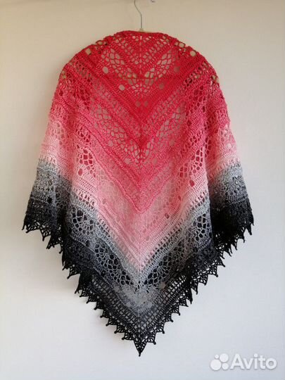 Шаль ручной работы