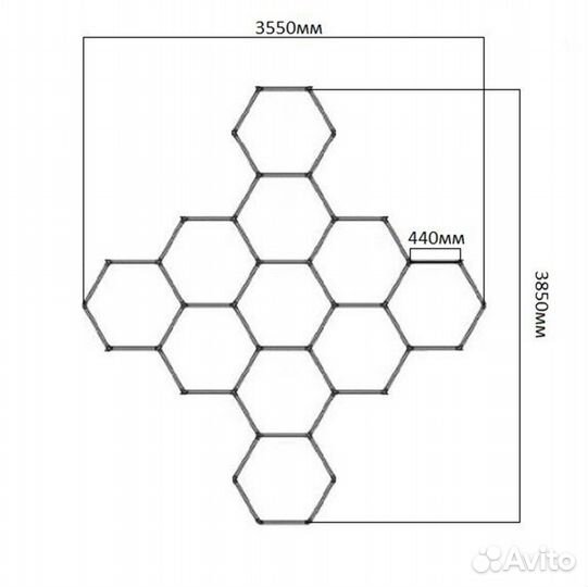 Освещение LED линейные светильники PX-00742