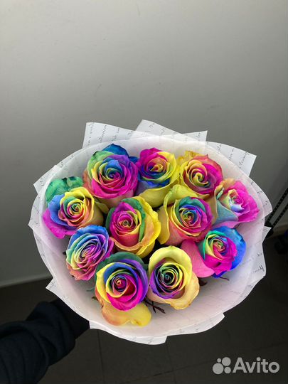 Роза Радуга 15 25 51
