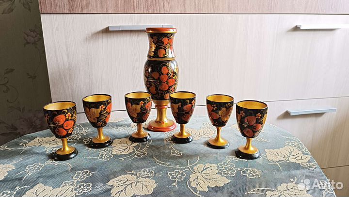 Хохлома посуда