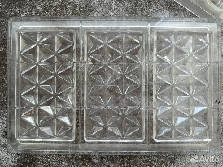 Поликарбонатные формы для шоколада 3 шт