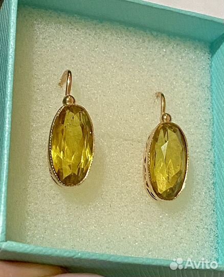 Золотые серьги 583 пробы
