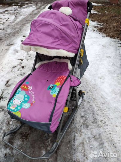 Коляска санки