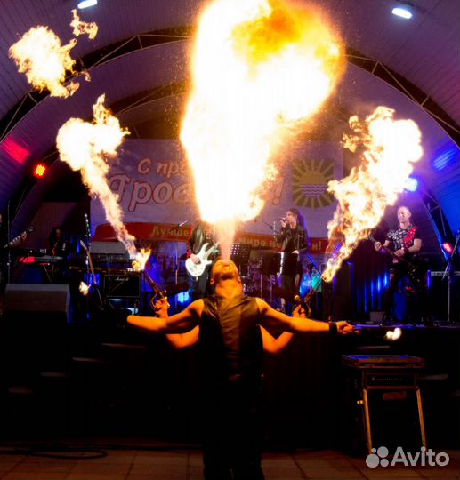 Фаершоу, огненное шоу, пиротехника, fireshow