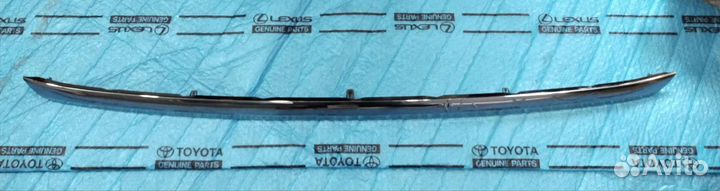 Молдинг бампера Toyota Highlander задний хром