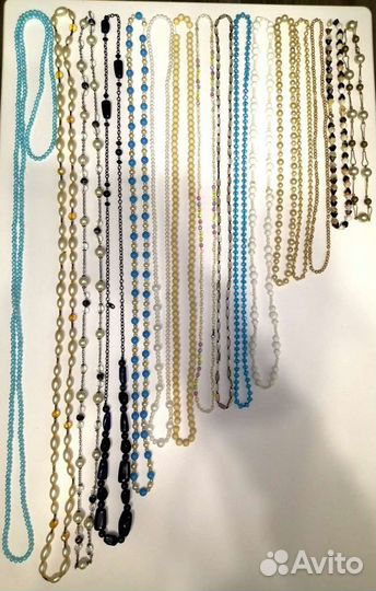 Бусы винтажные 13 штук СССР