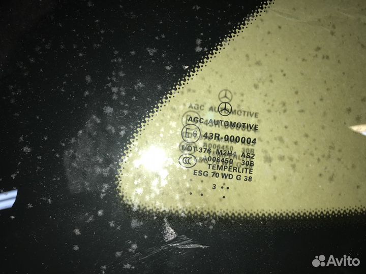 Мерседес ML 166 стекло