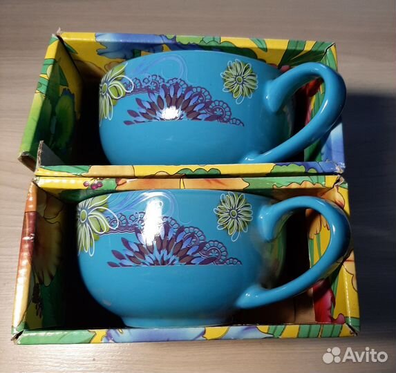 Бульонница керамическая, подставка - ложка,тарелка