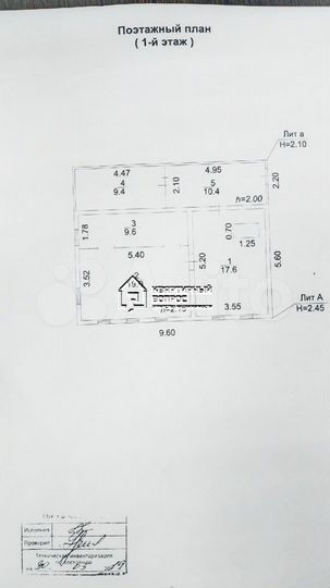 Дом 80 м² на участке 55 сот.