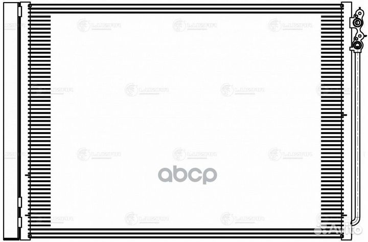 Радиатор кондиционера lrac2605 luzar