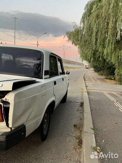 ВАЗ 2107 1.6 МТ, 2010, битый, 246 080 км