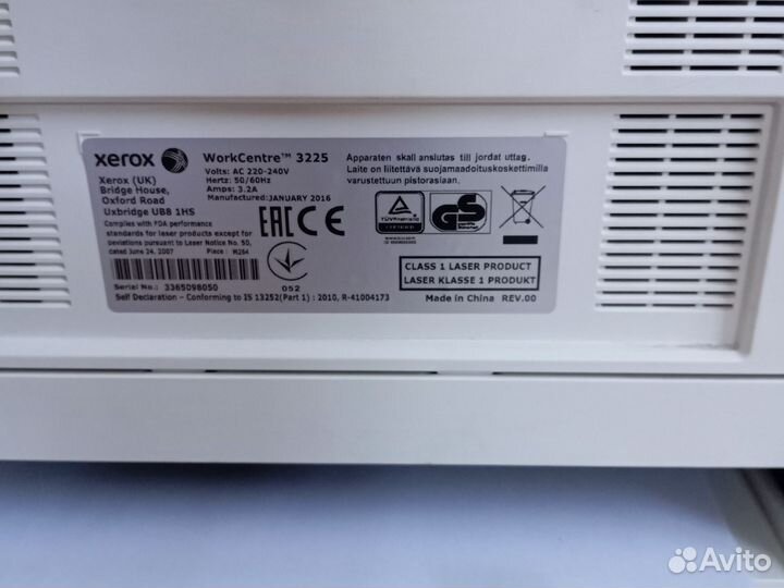 Принтер лазерный мфу Xerox 3225