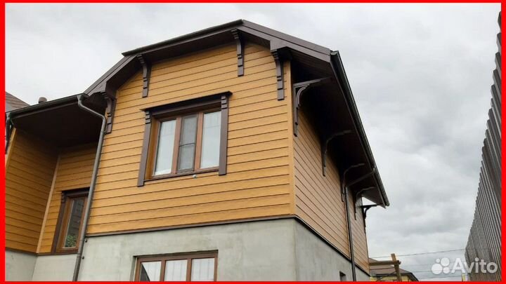 Фасад дома из сайдинга