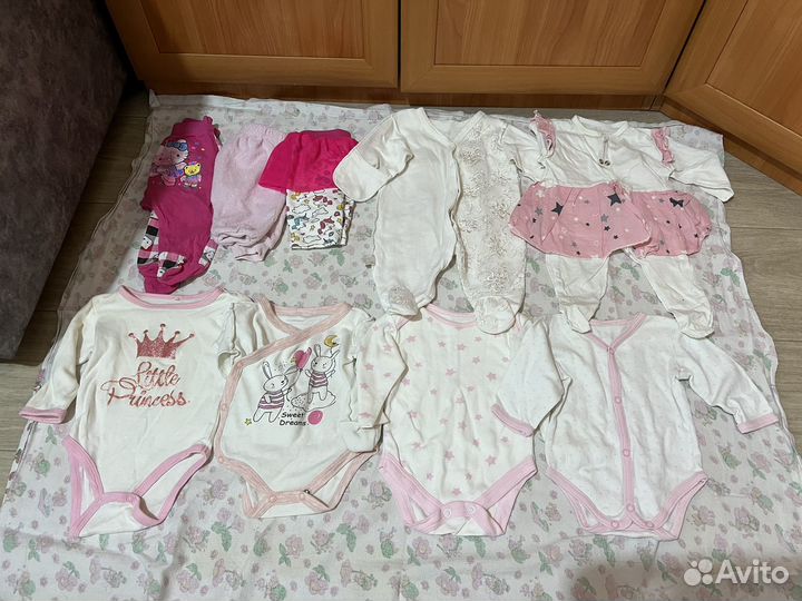 Вещи пакета для девочки