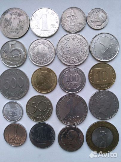 Монеты разные