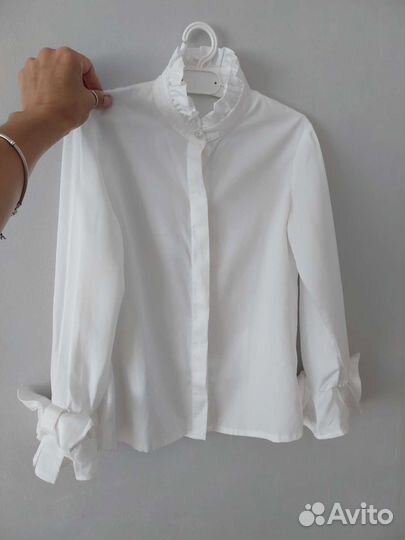 Блузка белая школьная