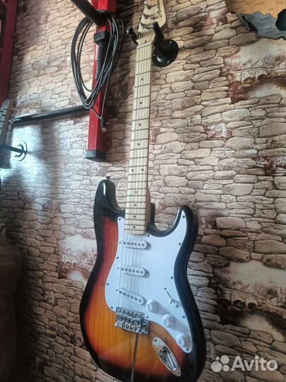 Электрогитара ashtone st - 150/sb + mooer ge100