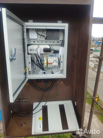 Установка комплекта видеонаблюдения