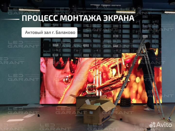 Светодиодный indoor экран 2х1 р3