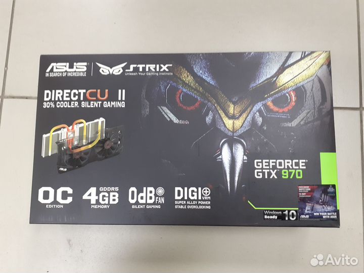 Asus GeForce GTX 970 strix OC 4096MB