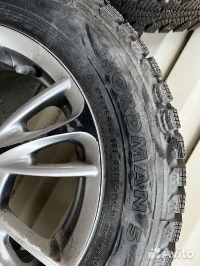 Зимняя резина на литых дисках