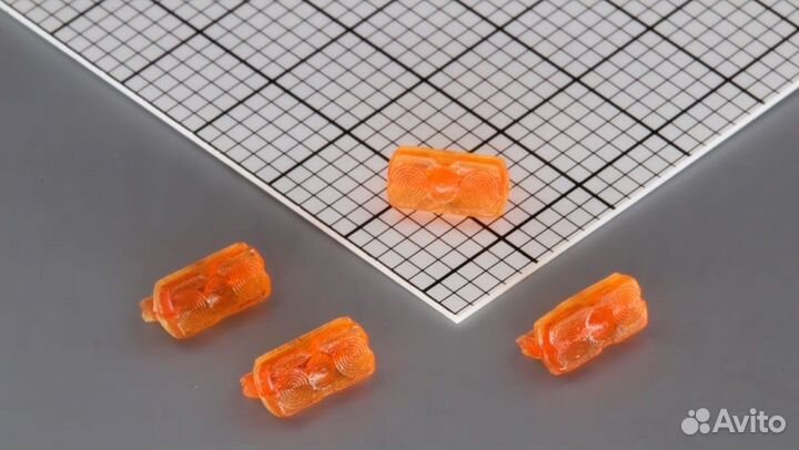 1:43 Фонарь задний фп-132А, комплект 10 шт., оранжевый