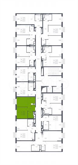 2-к. квартира, 33,1 м², 12/14 эт.