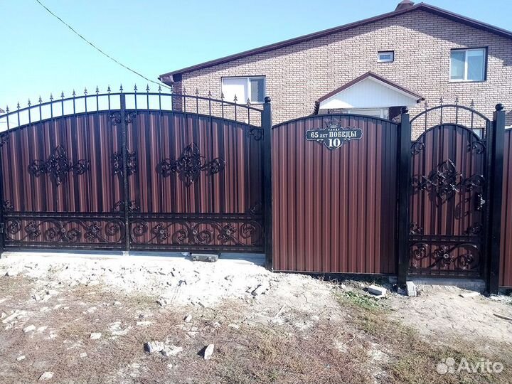Ворота кованые