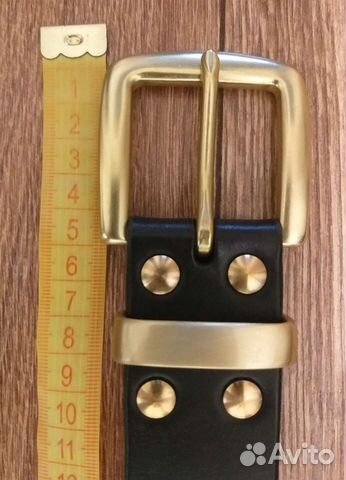 Ремень из натуральной кожи Black Full Grain Oak