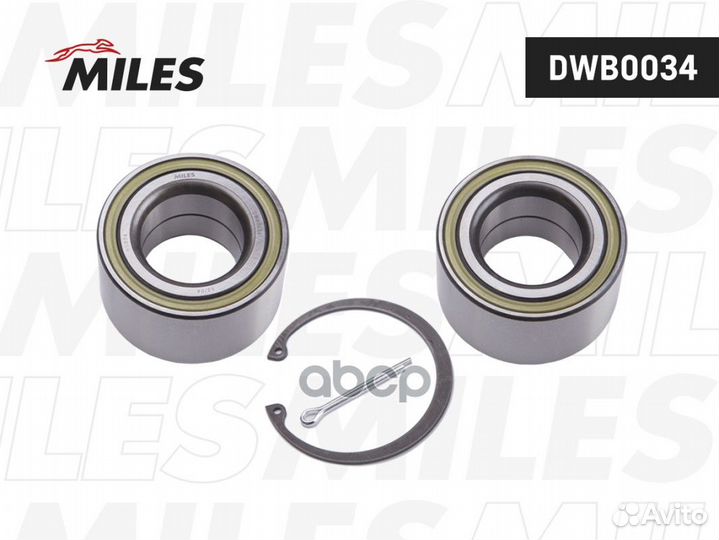 Подшипник ступ.toyota avensis/corolla 97-08 пер