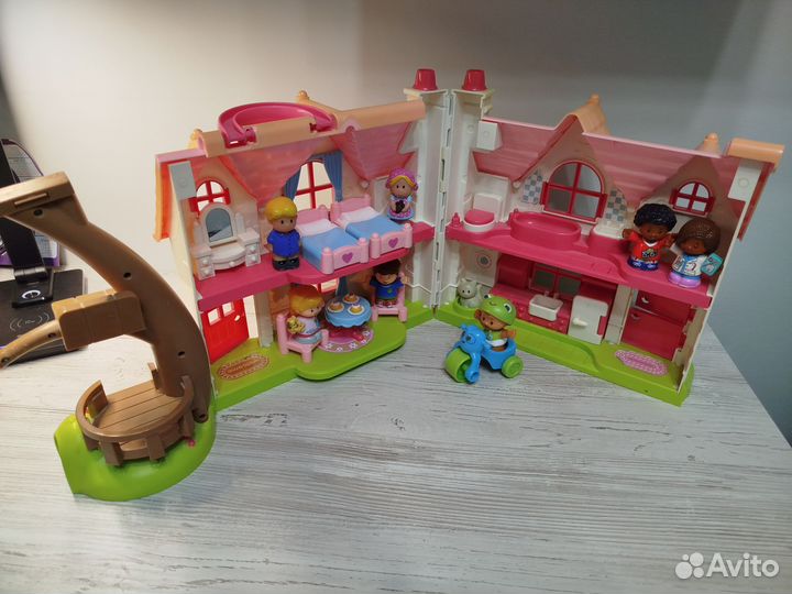 Кукольный домик ELC дерево + Fishen price