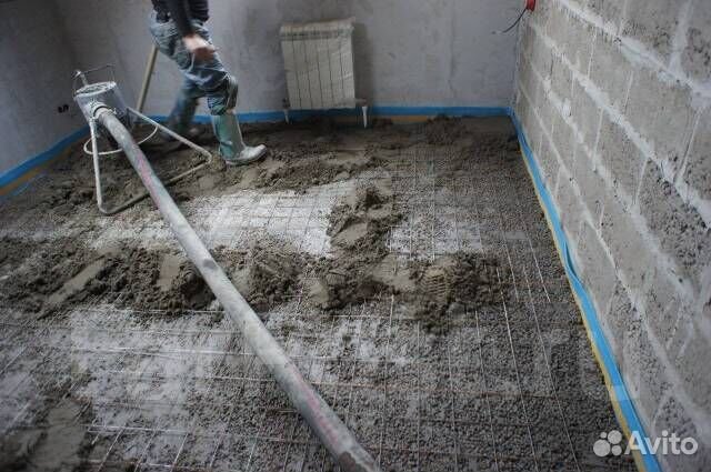 Стяжка пола под ключ