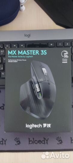 Logitech MX Master 3s 910-006565 черный graphite
