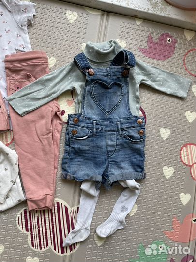 Пакет фирменной одежды на девочку 80-86