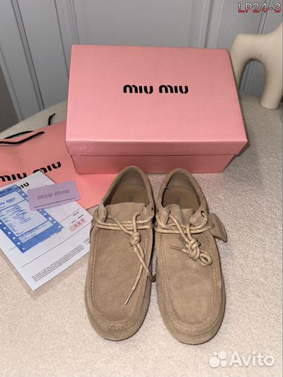 Лоферы женские от MIU MIU