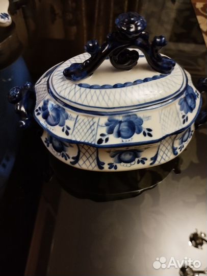 Посуда СССР гжель